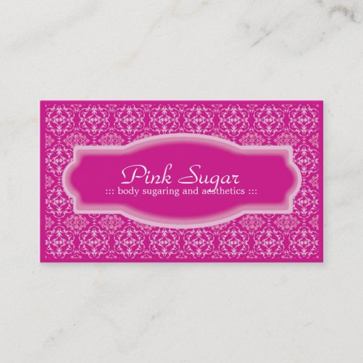 Körper-Zuckernu. Ästhetik-Visitenkarte Visitenkarte (Vorderseite)