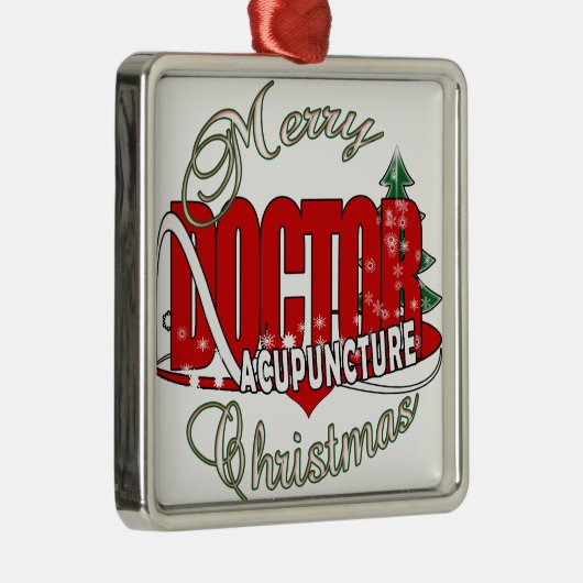 KÖRPERAKUPUNKTUR NUR WEIHNACHTEN ORNAMENT AUS METALL (Rechts)