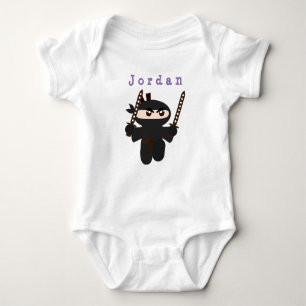 Körperanzug lustig , ninja 01 . Baby Bodysuit Baby Strampler