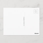 Körperautonomie für Söhne und Töchter Postkarte (Rückseite)