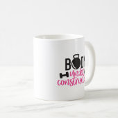 Körperbau mit Gewichten Kaffeetasse (VorderseiteRechts)