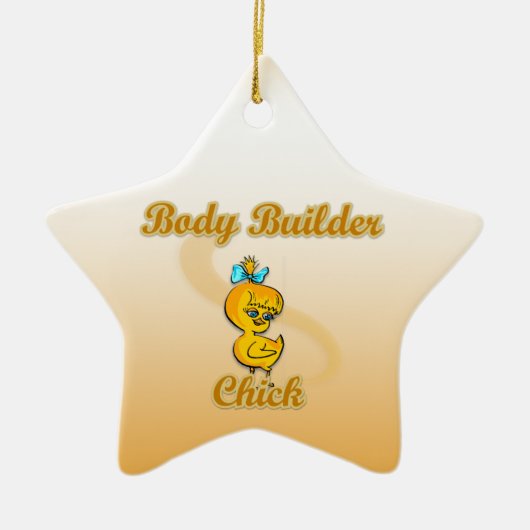 Körperbaukichle Keramik Ornament (Vorne)