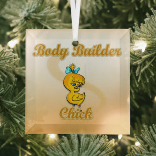 Körperbaukichle Ornament Aus Glas