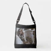 Körperbeutel mit Babyziege Tragetaschen Mit Langen Trägern (Vorderseite)