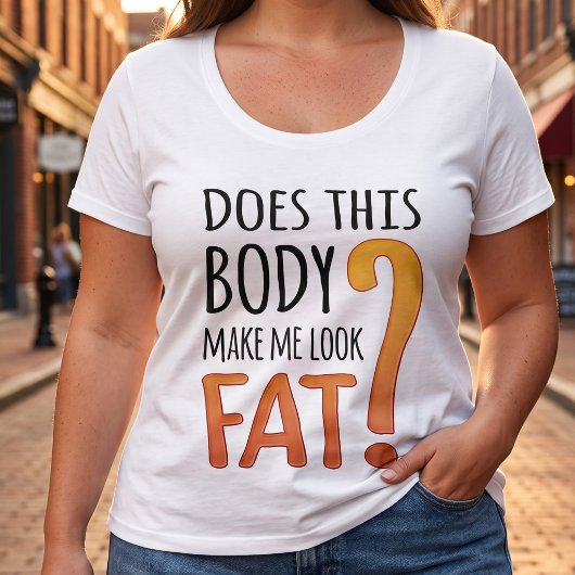 Körperbild - positives Denken Große Größe T-Shirt