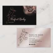 Körperbildhauer-Trainer Visitenkarte (Vorne/Hinten)