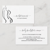 Körperbildhauerei Visitenkarte (Vorne/Hinten)