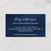 Körperbildhauerei Wellness-Center Marine Visitenkarte (Rückseite)