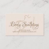 Körperbildhauerin für Wellness-Center Visitenkarte (Vorderseite)