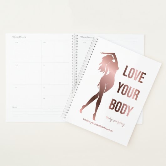 Körperbildhauerkörper, die den Wellness-Center prä Planer (Anzeige)