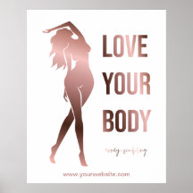 Körperbildhauerkörper, die den Wellness-Center prä