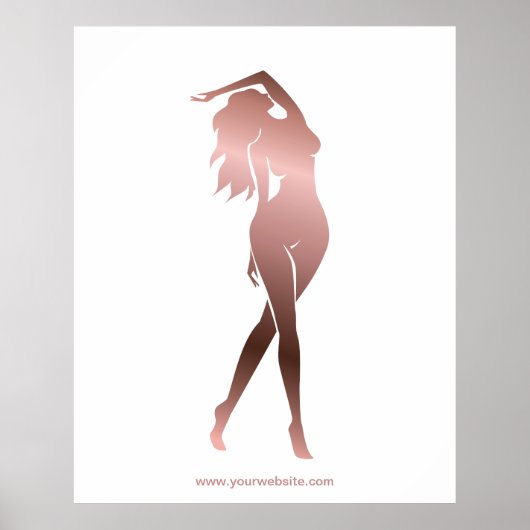 Körperbildhauerkörper, die die Fitness des Wellnes Poster (Vorne)