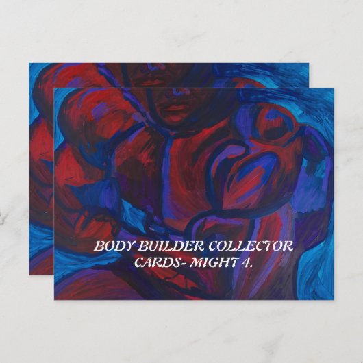 KÖRPERBUILDER SAMMLER KARTEN VON PAULA REILLY. (Vorne/Hinten)