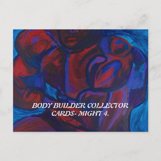 KÖRPERBUILDER SAMMLER KARTEN VON PAULA REILLY. (Vorderseite)