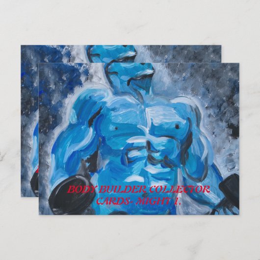 KÖRPERBUILDER SAMMLER KARTEN VON PAULA REILLY. (Vorne/Hinten)