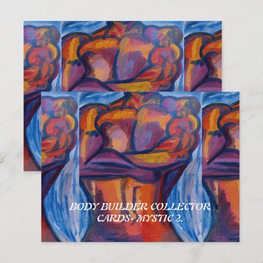 KÖRPERBUILDER SAMMLER KARTEN VON PAULA REILLY. (Vorne/Hinten)