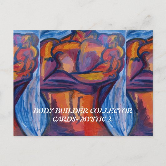 KÖRPERBUILDER SAMMLER KARTEN VON PAULA REILLY. (Vorderseite)