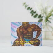 KÖRPERBUILDER SAMMLER KARTEN VON PAULA REILLY. (Stehend Vorderseite)