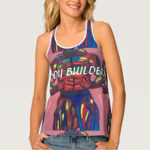 KÖRPERBUILDER TANK TOP DESIGN VON PAULA REILLY.