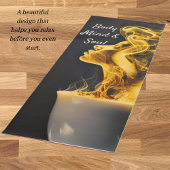 Körpergedanken und Soul Yogamatte