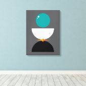 Körpergewicht Leinwanddruck (Insitu (Holzboden))