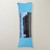 Körperkissenbahn in ganz Amerika Seitenschläferkissen (Vorderseite Vertikal)