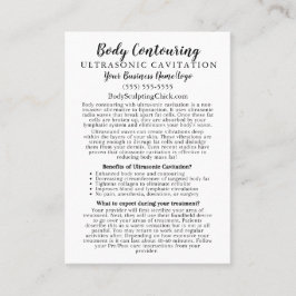 Körperkonturierung Informationen zur Ultraschallka Visitenkarte