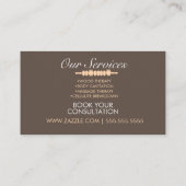 Körperkonturierung Körperbildhauerei Massage Erdre Visitenkarte (Rückseite)