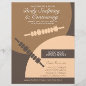 Körperkonturierung Körperbildhauerei Massage Flyer (Vorne)