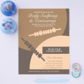 Körperkonturierung Körperbildhauerei Massage Flyer (Einzeln)
