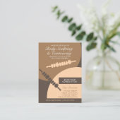 Körperkonturierung Körpermassage  Visitenkarte (Stehend Vorderseite)