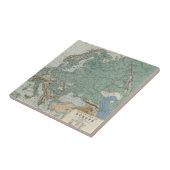 Körperliche Karte von Europa Fliese (Seite)