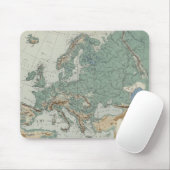 Körperliche Karte von Europa Mousepad (Mit Mouse)
