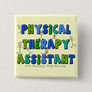 Körperliche Therapie-Assistenten-Geschenke Button