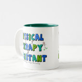 Körperliche Therapie-Assistenten-Geschenke Zweifarbige Tasse (Vorderseite Links)