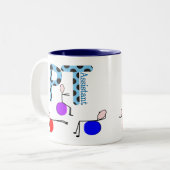 Körperliche Therapie-Assistenten-Geschenke Zweifarbige Tasse (Vorderseite Links)