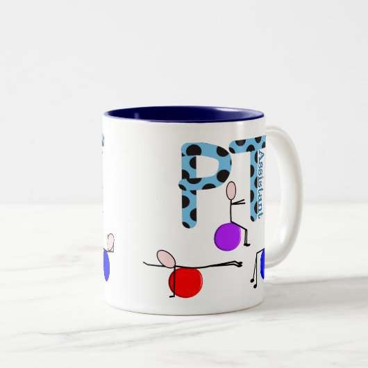 Körperliche Therapie-Assistenten-Geschenke Zweifarbige Tasse (VorderseiteRechts)