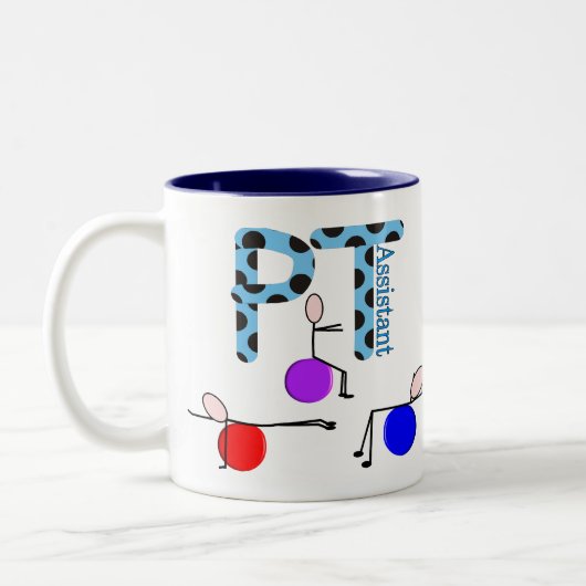 Körperliche Therapie-Assistenten-Geschenke Zweifarbige Tasse (Links)