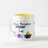 Körperliche Therapie-behilfliche Zweifarbige Tasse (Vorderseite Links)