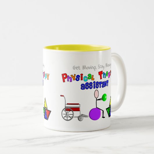 Körperliche Therapie-behilfliche Zweifarbige Tasse (VorderseiteRechts)
