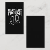Körperliche Therapie-Geschenk diese Gangart zwar Visitenkarte (Vorne/Hinten)