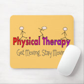 Körperliche Therapie-Stock-Leute-Entwurf Mousepad (Mit Mouse)
