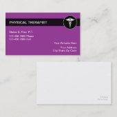 Körperliche Therapie-Visitenkarten Visitenkarte (Vorne/Hinten)