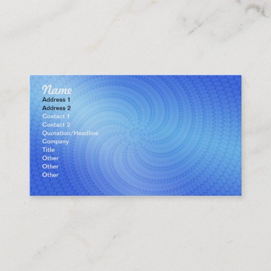 Körperliche Therapie-Visitenkarten Visitenkarte (Vorderseite)