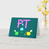 Körperliche Therpist Geschenke mit einzigartigen Karte (Gelbe Blume)