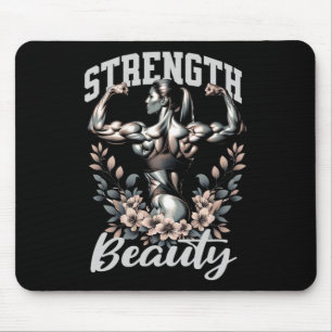Körperliche und Bodybuilding von Frauen und Beau Mousepad
