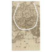 Körperliche Weltkarte Kleine Geschenktüte (Rückseite)