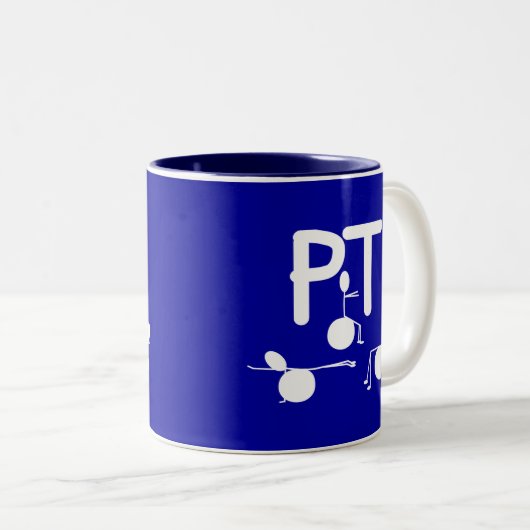 Körperlicher Therapeut-Geschenk-einzigartige Zweifarbige Tasse (VorderseiteRechts)