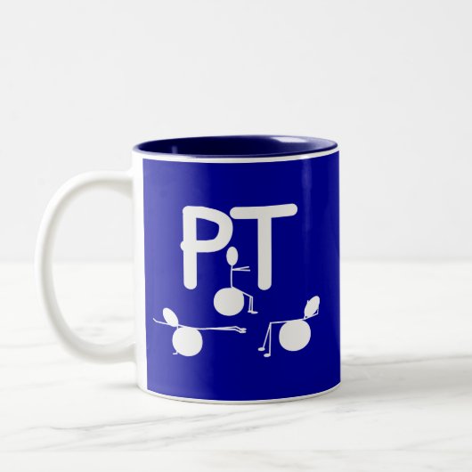 Körperlicher Therapeut-Geschenk-einzigartige Zweifarbige Tasse (Links)
