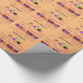 Körperlicher Therapeut-Geschenk-Verpackungs-Papier Geschenkpapier (Ecke)